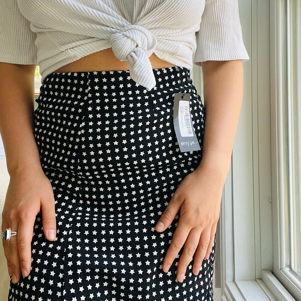 Star midi skirt